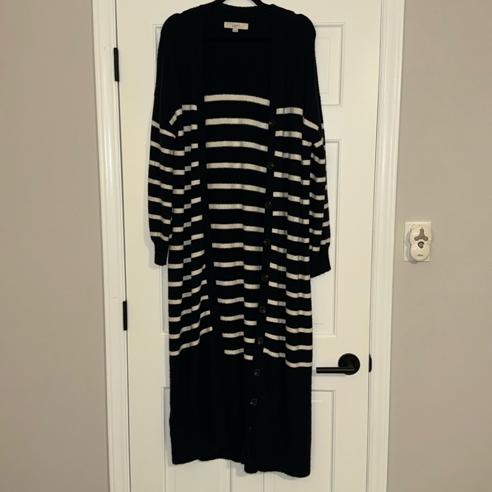 Loft sweater dress/ long cardigan